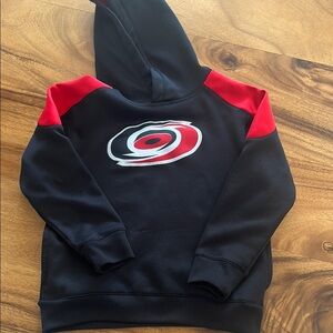 NHL Black and Red Carolina Hurricanes hoodie